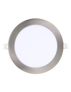 Downlight Obsidiana 24w 65000k Niquel Redondo 2