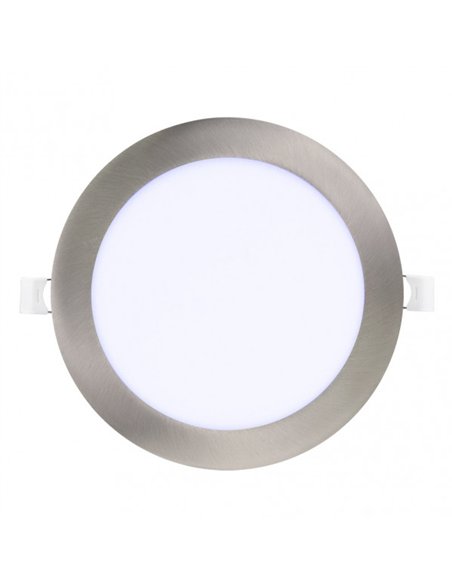 Downlight Obsidiana 24w 65000k Niquel Redondo 2