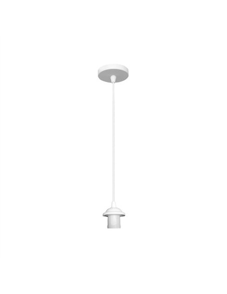 Armazon Colgante Disco P/pantalla Blanco 1xe27 Regx10x10 Cm