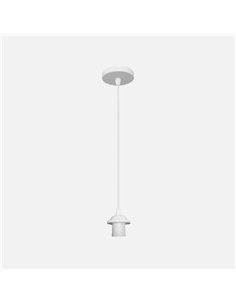 Armazon Colgante Disco P/pantalla Blanco 1xe27 Regx10x10 Cm 2