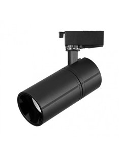 Foco Carril 20w 2700k Anzo Negro 1800lm 36º Orientable 330º Regx18x6