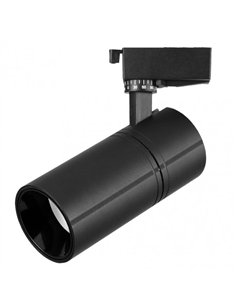Foco Carril 30w 2700k Anzo Negro 2700lm 36º Orientable 330º Regx22x7