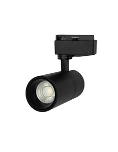 Foco Carril 20w 4000k Anzo Negro 1800lm 36º Orientable 330º Regx18x6 2