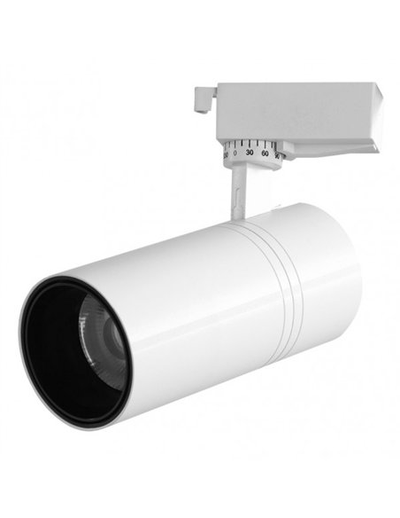 Foco Carril 30w 4000k Anzo Blanco 2700lm 36º  Orientable 360º Regx22x7