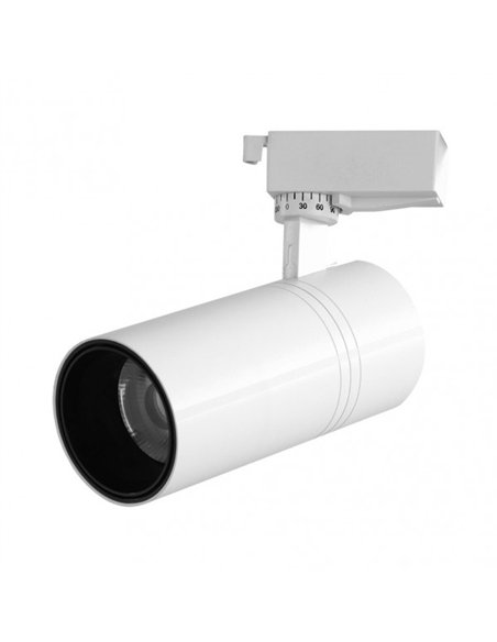 Foco Carril 20w 6000k Anzo Blanco 1800lm 36º Orientable Regx18x6