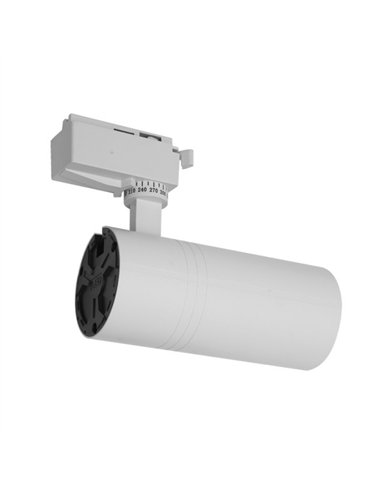 Foco Carril 30w 6000k Anzo Blanco 2700lm 36º Orientable 330º REGx22x7,5 Cm