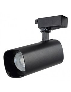 Foco Carril 30w 2700k Alfil Negro 2700lm 36º Orientable 330º Regx19x7