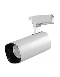 Foco Carril 30w 4000k Alfil Blanco 2700lm 36º Orientable 330º Regx19x7