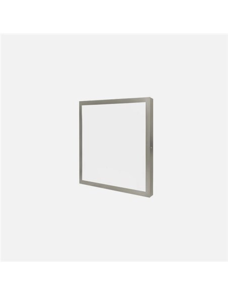 Panel Llano 36w 3000k-4000k-6500k 3,8x40x40 Cm Niquel 3600lm