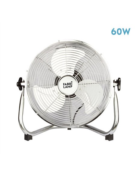 Ventilador Industrial Libis 60w Cromo 40d  3 Velocidades 44x48