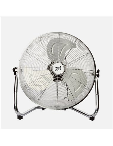 Ventilador Industrial Libis 100w Cromo 52d  3 Velocidades 54x56x22 Cm