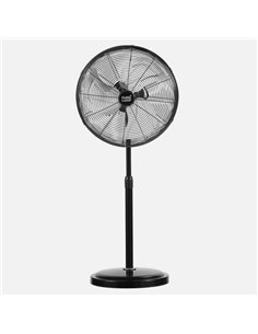 Ventilador De Pie Africo 120w Negro Regx55x55 Cm  3 Velocidades Fijo Y Rotatorio 2