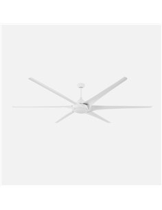 Ventilador 24w Dc Moncayo Blanco 6 Aspas 6 Velocidades 254d C/remoto Memoria 3Temperaturas 2850lm 2