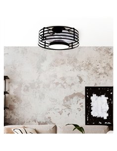 Ventilador 22w Dc Xaloc Negro 7Aspas Blancas 6vel  3000-4000-6500 28x57 2