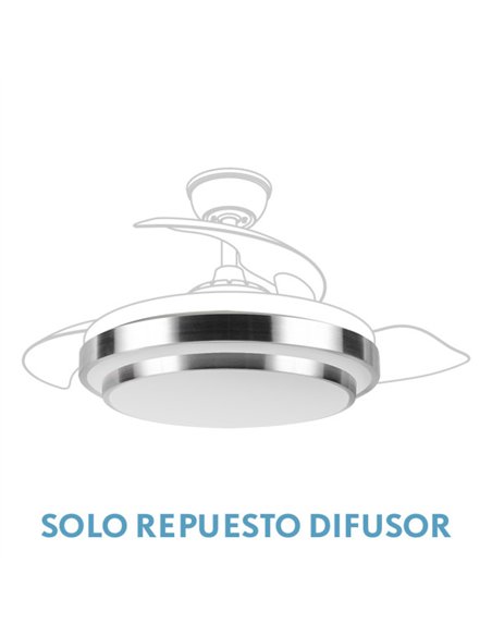 Difusor Ventilador Ibe Niquel