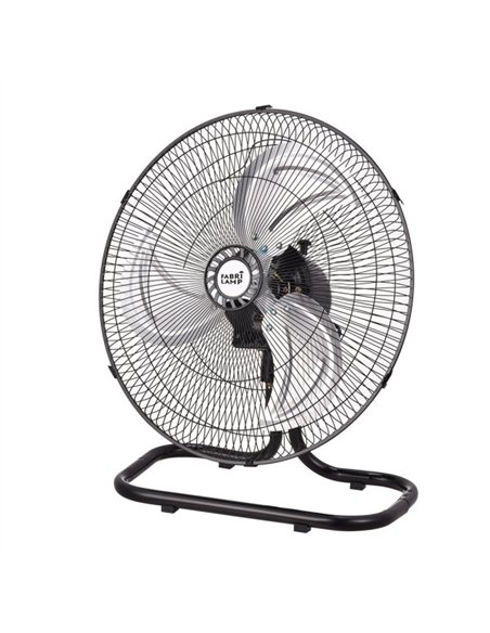 Ventilador 3 En 1 Recio Negro 50 D 3 Vel. 70w  3 Aspas Aluminio En Plata Oscilante