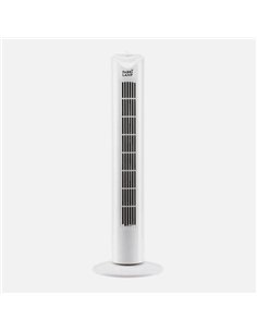 Ventilador De Torre Tero Blanco 3 Vel 50w   Oscilante Temporizador 80x25x25 Cm 2