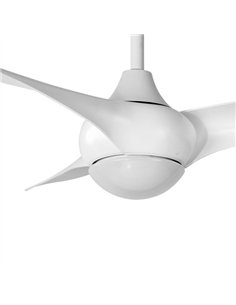 Ventilador Dc Canea 24w Blanco 3 Aspas 6 Velocidades 134d  3000-4500-6000k C/remoto 2
