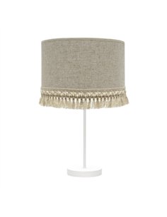 Sobremesa Alto Vera 1xe27 Blanco/beis 62x30x30 Cm