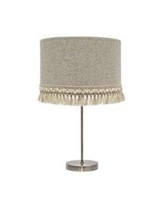 Sobremesa Alto Vera 1xe27 Cuero/beis 62x30x30 Cm