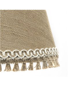 Sobremesa Ada 1xe14 Cuero/arena 43x25x25 Cm 2