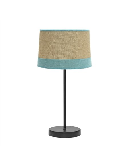 Sobremesa Tietar 1xe14 Saco/turquesa 44x22x22 Cm