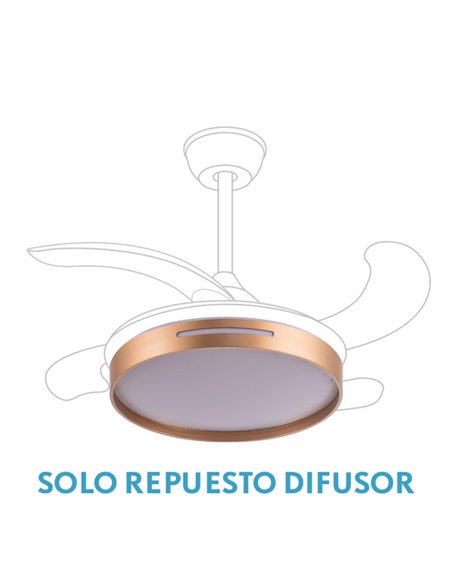 Difusor Ventilador Mbatis Oro