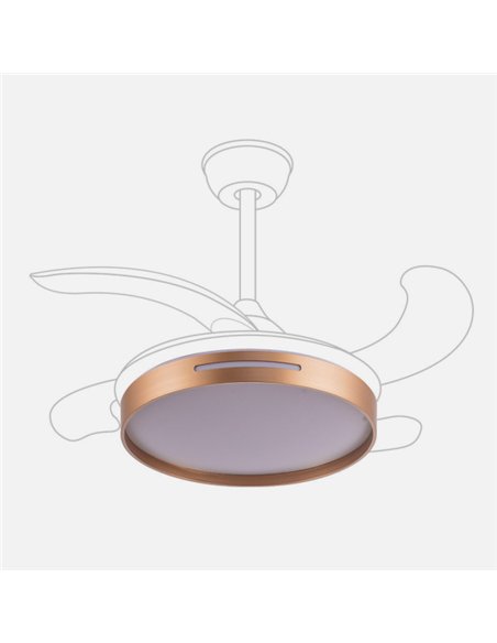 Difusor Ventilador Mbatis Oro