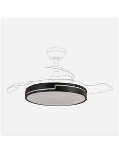 Difusor Ventilador Olimpia Grande 107d Negro 2