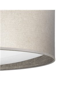 Plafon 72w Tania Madera Gris 14x50x50 Cm 5616lm 3000k 2