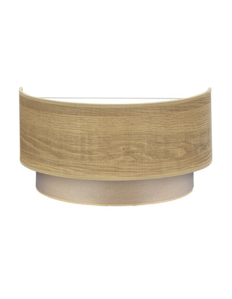 Aplique Tania 1xe27 Madera Clara 15x30x16 Cm
