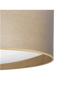 Plafon 72w Tania Madera Clara 14x50x50 Cm 5616lm 3000k 2