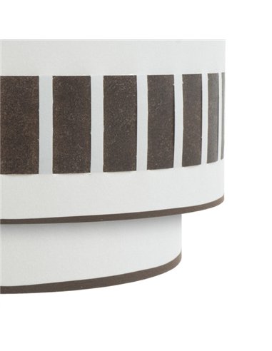 Aplique Ivanna 1xe27 Blanco-oxido 17x30x15 Cm