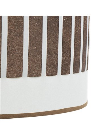 Colgante Ivanna 2xe27 Marron/blanco-oxido Regx50x50 Cm