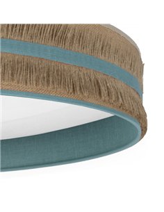 Plafon 72w Natalia Saco-turquesa 5616lm 3000k 2