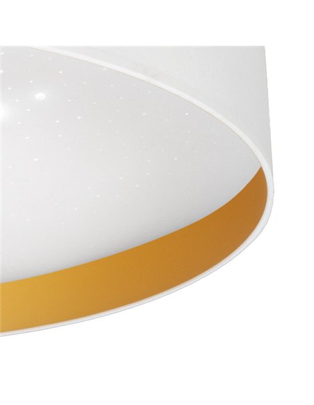 Plafon 72w Anuska Blanco/oro 5616lm 3000-4000-6500k 12x50x50 Cm
