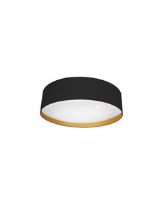 Plafon 72w Anuska Negro/oro 5616lm 3000-4000-6500k 12x50x50 Cm