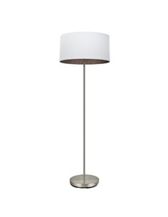 Pie Salon Tatiana 1xe27 Niquel/blanco-oxido 162x40x40 Cm