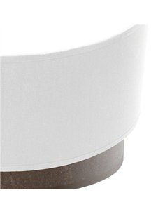 Aplique Tatiana 1xe27 Blanco-oxido 17x30x15 Cm 2