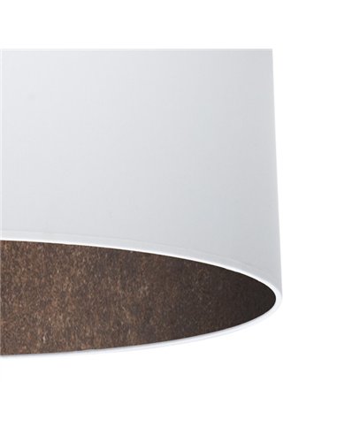 Sobremesa Tatiana 1xe14 Niquel/blanco-oxido 42x17x17 Cm