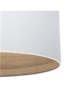 Sobremesa Tatiana 1xe27 Niquel/blanco-mad.Clara 63x30x30 Cm 2