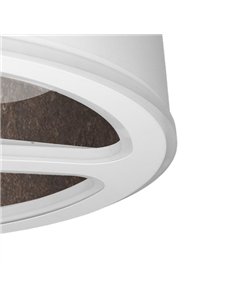 Ventilador Dc Tatiana 110w Blanco/oxido 3 Aspas 62d 3000-4000-6000k 9350lm Remoto 2