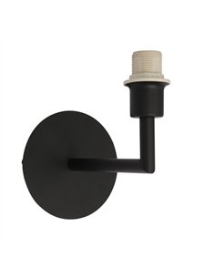 Arm. Aplique Zanco 1xe14 Negro 17x12x17