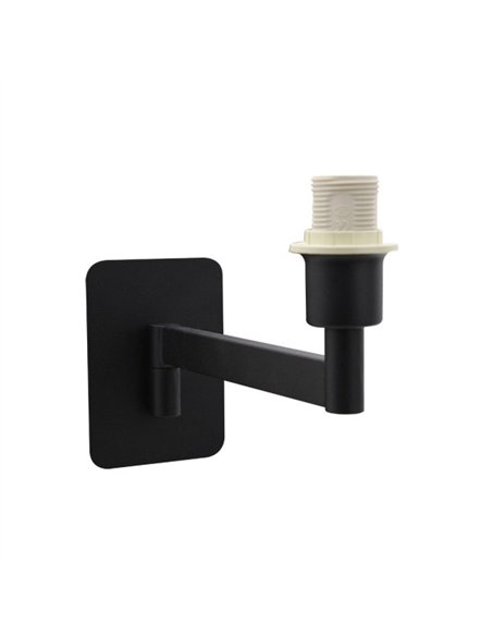 Arm. Aplique Abatible Pivo 1xe14 Negro 14