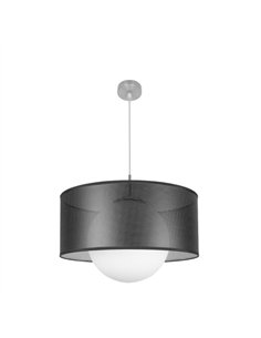 Colgante Cosmico 1xe27 Niquel/negro-plata Regx50x50 Cm