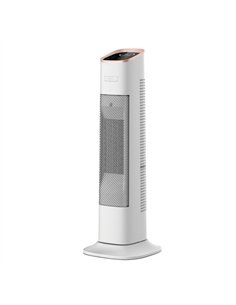 Termoventilador Ceramico Vertical 2000w Bl/oro C.remoto 2potenc.3func.Termost.reg. Oscilante Antivuelco Temporiz. 62x23