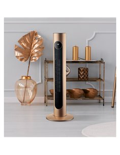 Termoventilador Ceramico Vertical 2000w Oro Oscilant.C.remoto 2potenc.3func Termost.reg. Antivuelco Temporizador 90x21x21cm 2