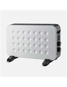 Convector Hogar 2000w Blanco/negro 2potencias Termost.regulable Protecc.contracalentamiento 2