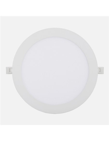 Downlight Empotrar Silex 24w 3000-4000-6500k Blanco 2160lm Redondo 22,5d Corte 20d