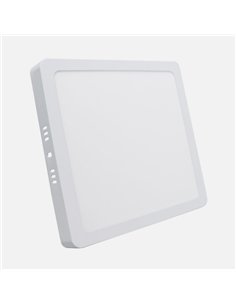 Downlight Superficie Cuadrado. Selenita 24w 6500k Blanco  2160 Lm 2 2